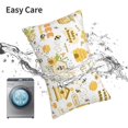 thumbnail image 6 of Yiaed Farm Bee Cute Honey Print Brushed Microfiber Envelope Pillowcases, Standard,Envelope Closure Pillow Cases(No pillow core)-20"x30", 6 of 6