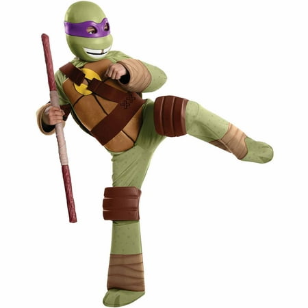Teenage Mutant Ninja Turtles Donatello Deluxe Child Halloween (Best Ninja Costume Ever)
