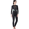 thumbnail image 3 of Tmvgtek Trajes Húmedos De Surf De Manga Larga Para Buceo Y Esnórquel De Una Pieza Para Mujer (Negro L) Tmvgtek Para estrenar, 3 of 8