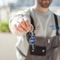 thumbnail image 5 of BESTONZON 50Pcs  Aluminium Alloy Storage Tags Metal Numbers Plates Luggage ID Tags Key Ring Labels(Blue, Number 1-50), 5 of 5