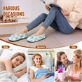 thumbnail image 6 of Ecetana Women's Fuzzy Slippers Warm Plush House Shoes Slip On Winter Cozy Bedroom Slippers, 6 of 8