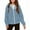 Light Blue, variant on LIaqionyy Jackets for Girls Long Sleeve Zip Up Hooded Fleece Warm Winter Coat Cute Hoodies for Teen Girls 5-14 Years