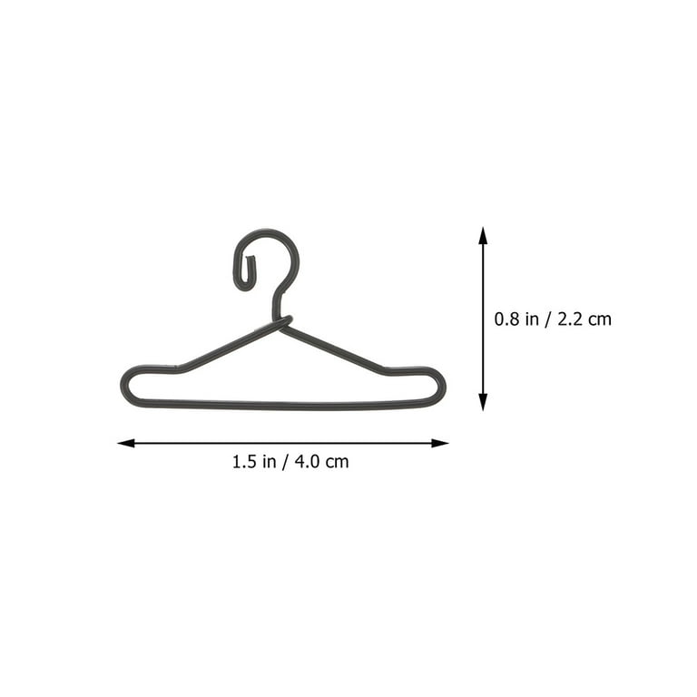 7 PC Doll Clothes Hangers Fits 12-14 Inch Doll Clothes