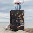 thumbnail image 3 of Lsque Casino Cards Poker Printed Luggage Cover, Travel Luggage Protector,Scratch and Dirt Resistant, Fits 18-32 Inch Luggage - Medium, 3 of 9