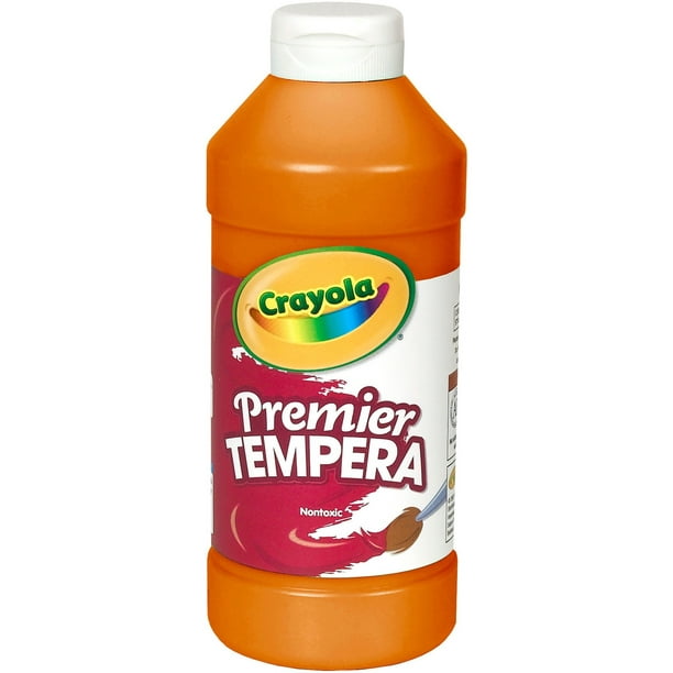 Crayola Premier Tempera Paint, 16 Oz Bottle, Orange - Walmart.com