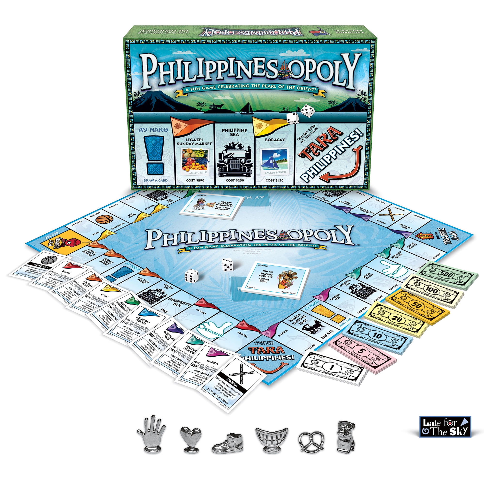 Philippines-Opoly Themed Family Board Game, 2-6 Players
