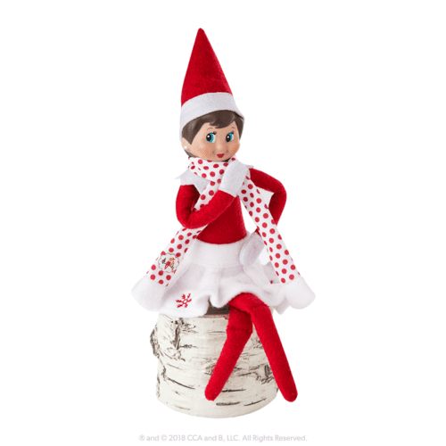 NEW Elf on the Shelf Christmas Orna-Moments Holiday Snowflake Snowmobile NIP 