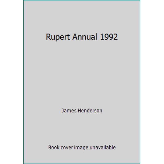 Pre-Owned Rupert Annual 1992 (Hardcover) 0850792428 9780850792423