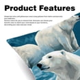 thumbnail image 2 of Bear Elegant Velvet Bed Pillow Covers Set - Decorative Pillows with Unique Patterns, Chair Pillow Covers - 16x16, 18x18, 20x20 inches for Any Occasion - Set of 2 Items, 2 of 6