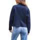 thumbnail image 3 of Chaquetas de Piel Sintética para Mujer, Estilo Ante, Ideales para Otoño e Invierno. Abrigo Corto Abierto por Delante. Azul XXL, 3 of 8