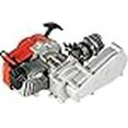 thumbnail image 2 of 49CC/50CC Bike Engine, 1.9kw/7000rpm 2-Stroke Engine&Transfer Motor W/Gear Box Air Filter & Pull Rope Start and Electronic Ignition System Mini Motorbike Engine for Mini Pocket Dirt Bike ATV/Scooter, 2 of 4