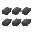 thumbnail image 1 of 25PCS Large Size Jewelry Box Black Kraft Paper Ring Stud Earrings Necklace Jewelry Box Storage Box(Black), 1 of 6