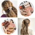 thumbnail image 5 of Pinzas en forma de garra para el pelo para mujer, 2 uds., pinzas de cangrejo, pinzas para el pelo de Color sólido, horquillas para mujer, tocado, accesorios para el cabello, 5 of 5