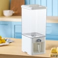 thumbnail image 4 of Dispensador de arroz de 3,7 l, recipiente para alimentos secos con taza medidora. Blanco, 4 of 7