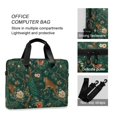 thumbnail image 4 of FORMRS 16" Laptop Bag Carrying Sleeve Case with Handle Travel Shoulder Briefcase, Tiger and Peacock Pattern, 4 of 8