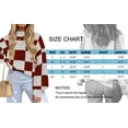 thumbnail image 6 of MOSHU Oversized Sweaters for Women Drop Shoulder Plaid Colorblock Tops Fall Crewneck Pullover Sweater, 6 of 10
