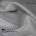 thumbnail image 2 of Juego De Sábanas Matrimonial 100% Microfibra Suave Pierre Cardin Gris Claro Zigzag, 2 of 8