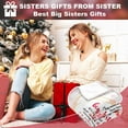 thumbnail image 4 of Sisters Gifts from Sister- Big Sister Gifts Blanket, Big Sister Gifts for Little Girls Sister Sister Birthday Gifts from Sister Best Sister Ever Gifts Soft Throw Blankets 60” x 50”, 4 of 6