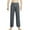 Dark Gray, variant on Men's Drawstring Sweatpants Pajama Pants Knit Cotton Lounge Bottoms Button Fly Gray