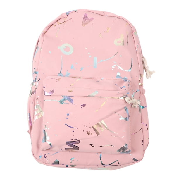 Mochila escolar Nikou rosa Mochila para estudiantes impresión elegante