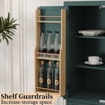 thumbnail image 6 of CBJCBJ 72"  Pantry Cabinet with Doors, Freestanding Kitchen Organizer for Adjustable Shelves,Central Drawer,Green, 6 of 8
