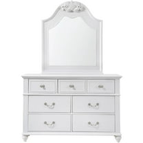Picket House Furnishings Annie Dresser with Mirror, White