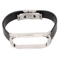 thumbnail image 3 of Correa De Reloj Inteligente, Correa De Repuesto Deportiva, Cómoda, Ajuste Perfecto, Hebilla Doble A Presión, Duradera Para Mi Band 6 Smartwatch Cergrey Concha plateada con banda negra, 3 of 8
