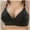 Black, variant on XFLWAM Wireless Bras for Women Comfort Full-Coverage T-Shirt Bra Lace Lightly Lined Push Up Bra Beige 40C