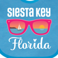 thumbnail image 4 of Inktastic Siesta Key Florida Beach Trip Girls Baby Bib, 4 of 4