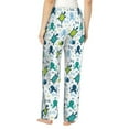 thumbnail image 3 of Xecao Cartoon Sea Creatures Women's Straight Lounge Pajama Pants: The Epitome of Relaxed Sleepwear, 3 of 9