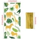 thumbnail image 5 of Injueey 120 piezas Hawaii Leaf Gift Bag Candy Snacks Animal Party Packaging Bolsa de embalaje con lazos Decoración de boda Almacenamiento y organización del hogar, 5 of 6