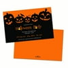Jack-o'-lantern Personalized Halloween Party Invitations