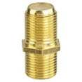 thumbnail image 2 of Conector de cable coaxial RG6 tipo F de 10 piezas chapado en oro, adaptador de extensión de cable que conecta dos cables de video coaxiales, 2 of 8