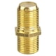 thumbnail image 2 of Conector de cable coaxial RG6 tipo F de 10 piezas chapado en oro, adaptador de extensión de cable que conecta dos cables de video coaxiales, 2 of 8