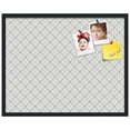 thumbnail image 2 of PinPix 30x24 Custom Cork Bulletin Board Argyle Gray Poster Board Has a Fabric Style Canvas Finish, Framed in Argyle Gray, by ArtToFrames (PinPix-638), 2 of 6