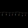 thumbnail image 3 of Northlight LED Fairy Water Droplet Christmas String Lights - MultiColor - 6' Silver Wire - 40ct, 3 of 4