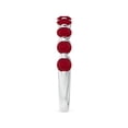 thumbnail image 4 of ANGARA Natural Floating Round 1.35 ct Ruby Semi Eternity Wedding Ring in 14K White Gold for Women (Size-3mm) | July Birthstone, Birthday, Anniversary, Jewelry Gift for Women | Natural Ruby Ring, 4 of 10