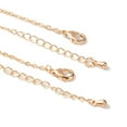 thumbnail image 4 of 10pcs Brass Oval Link Chains Bracelets for Women Real 18K golden Plated 7-1/8 inch(18cm), 4 of 4