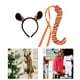 thumbnail image 4 of Tocado Con Orejas De Tigre Y Cola Larga Para Danza De Halloween Yinane  Accesorios de cosplay, 4 of 8