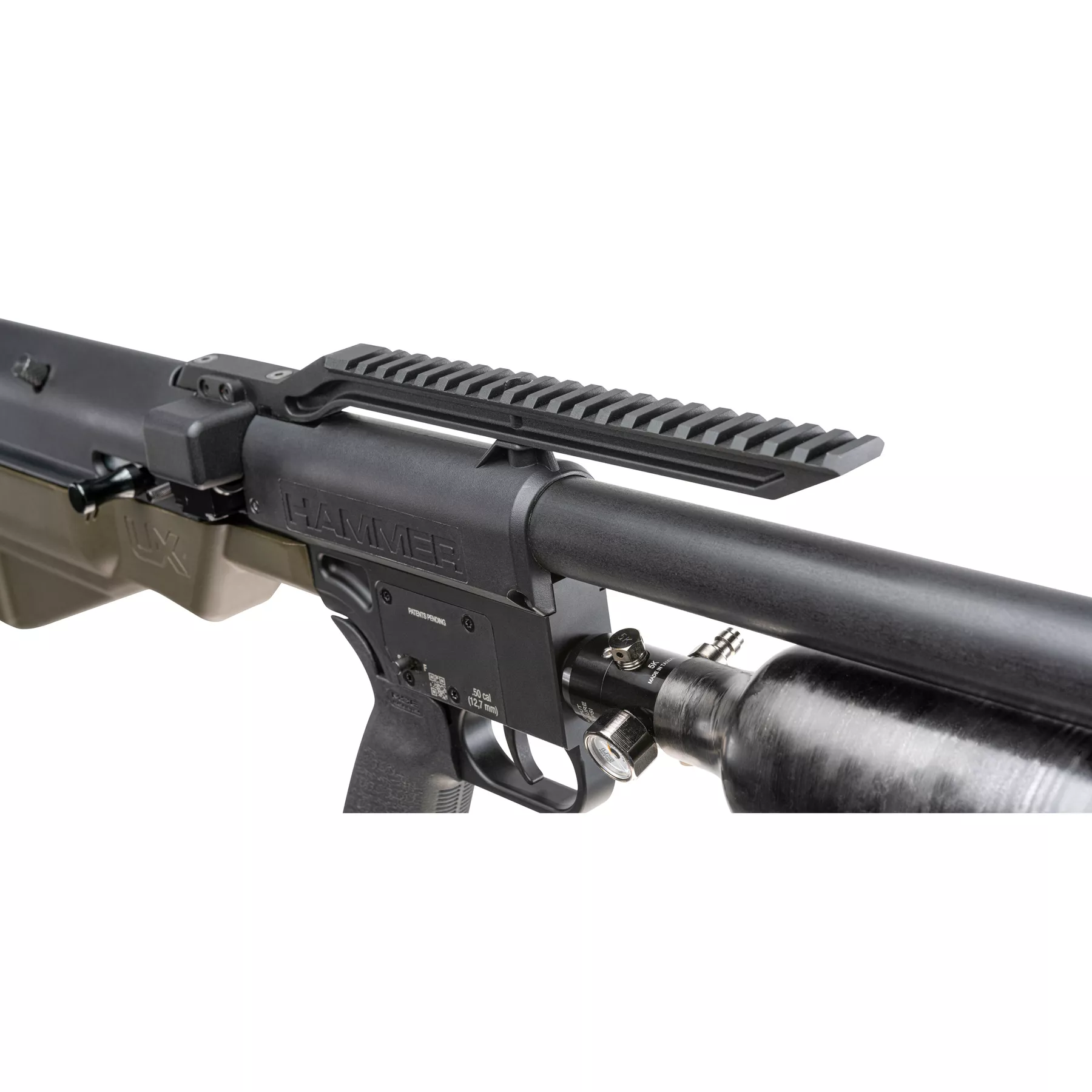 UMAREX Hammer Carbine .50 Caliber Air Rifle – Bolt Action, PCP System, 2-Shot Magazine