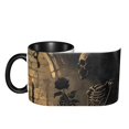 thumbnail image 3 of Halloween Coffee Mug, Halloween Gothic Skull Rose B Ceramic Tea Cups Halloween Party Cups for Hot/Cold Beverages, Cute Coffee Cups for Kitchen Holiday Gift Coffee Bar Accessories, 3 of 6