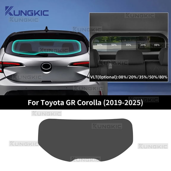For Toyota GR Corolla 2019 2020-2025 Pre-Cut Easy Install Car Window Tint Film Kit Solar Tinted Film Privacy,Heat &UV Protection