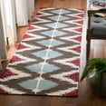 thumbnail image 2 of Safavieh  Handmade Flatweave Dhurries Leticia Modern Wool Rug 3' x 5' 3' x 5' Indoor, Handmade Living Room Rectangle, 2 of 10