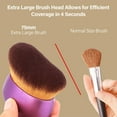 thumbnail image 2 of Brocha de maquillaje corporal EOICCEOH extra grande para autobronceador, 2 of 7