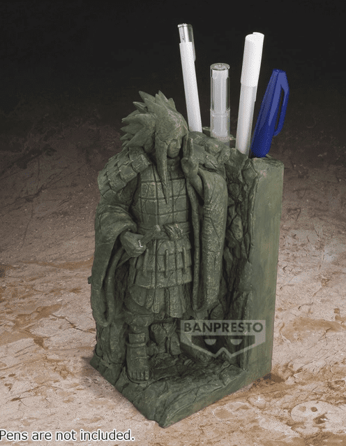Banpresto Naruto FiguLife Uchiha Madara Figure Pen Stand Bookend, The Final Valley Anime Collectible Statue 19 cm