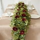thumbnail image 4 of Christmas Rattan Garland Green Pin Needle Style | 5.9ft Artificial Dog Tail Shaped Decorative Vine for Indoor Outdoor Party Home Holiday Decor | 1 Piece 70.9 Inch Flexible Plastic, 4 of 6