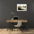 thumbnail image 4 of Alan Hausenflock 32x23 White Modern Wood Framed Wall Art Titled - Skiffs III, 4 of 5