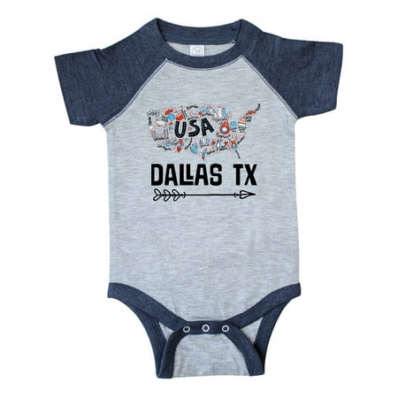 

Inktastic Dallas Texas USA Gift Baby Boy or Baby Girl Bodysuit