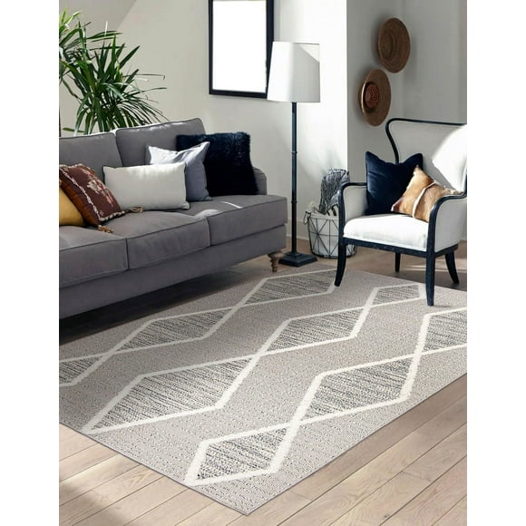 Tapis ECARPET Style Jute pour Chambre à Coucher, Salon, Salle à Manger Collection Specter