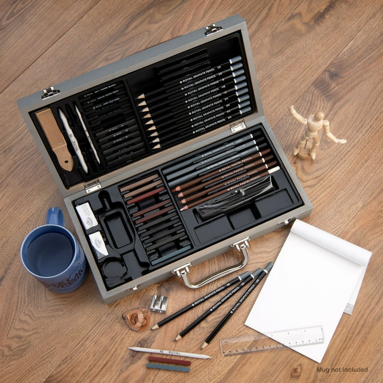 Royal & Langnickel Essentials™ 58pc Sketching Travel Art Set
